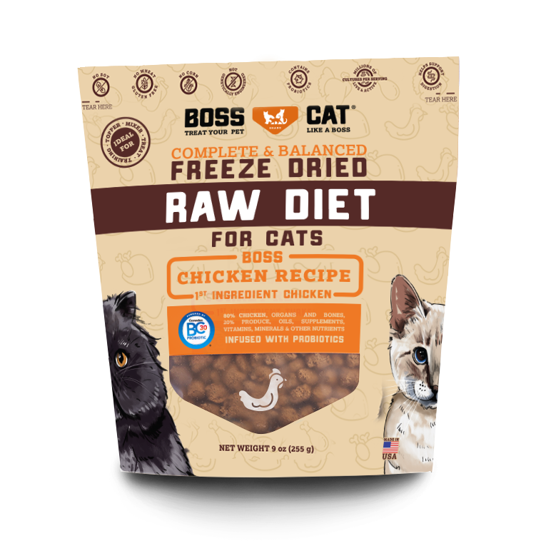 Boss Cat Freeze Dried Chicken Diet